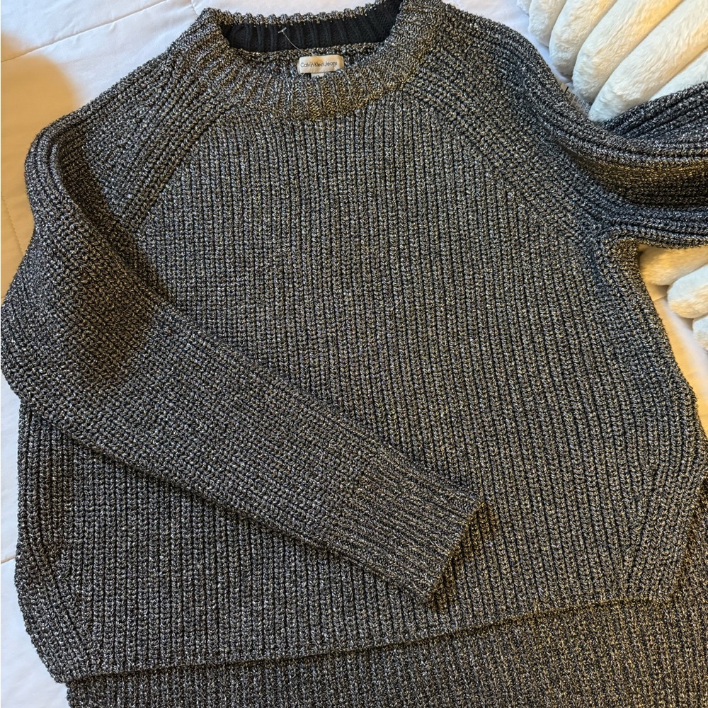 Calvin Klein Jeans Charcoal Crewneck Sweater